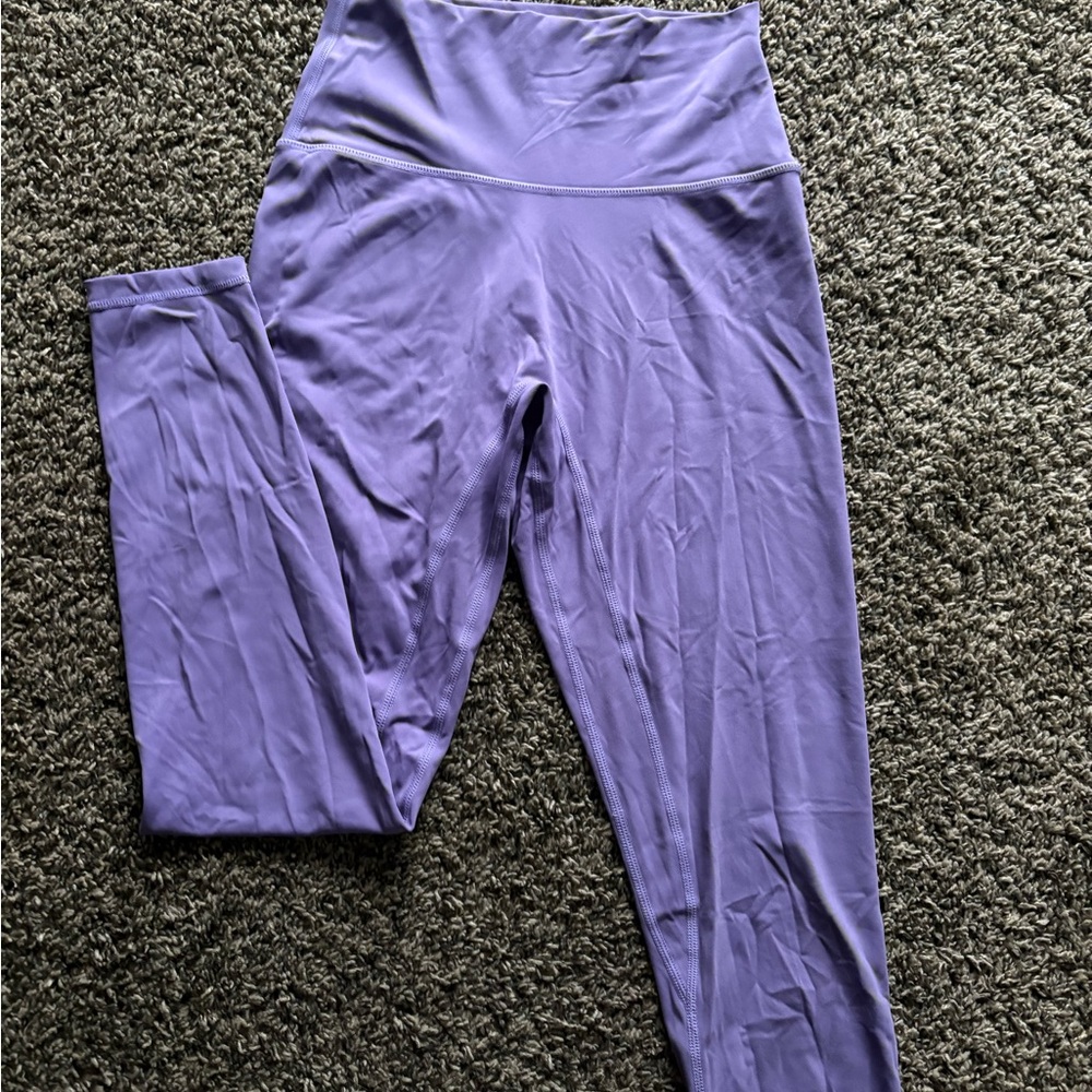 Women's Purple Ankle-Length Pants